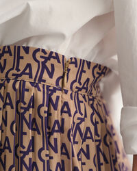 Monogram Print plooirok