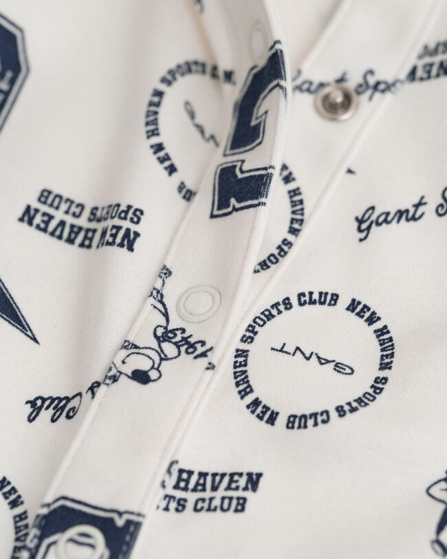 Baby pyjama met print