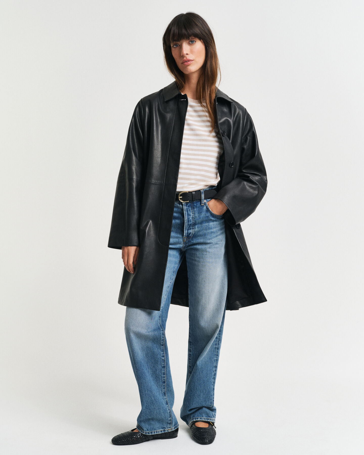 Shield T-shirt met strepen