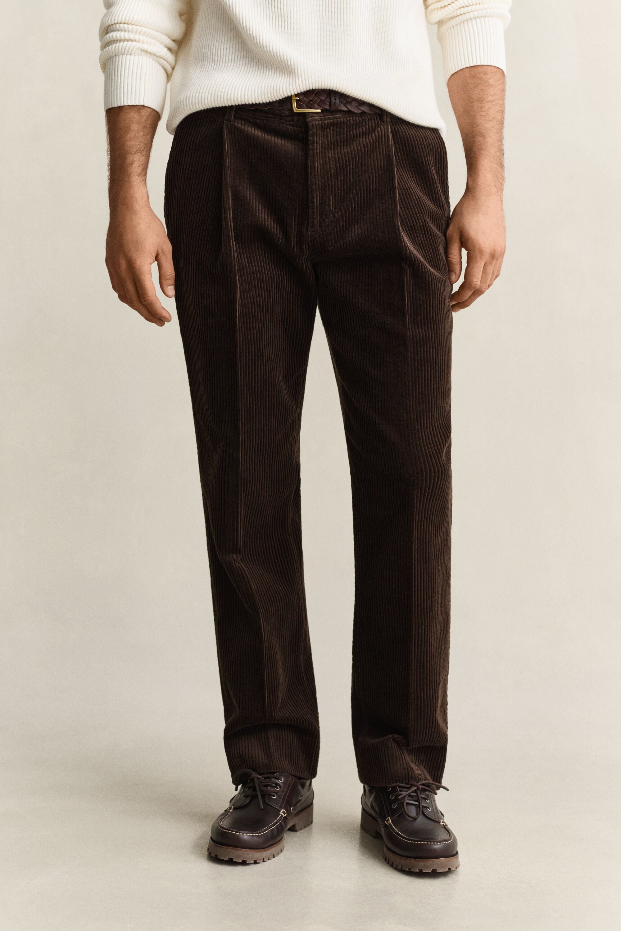 Corduroy kostuumbroek