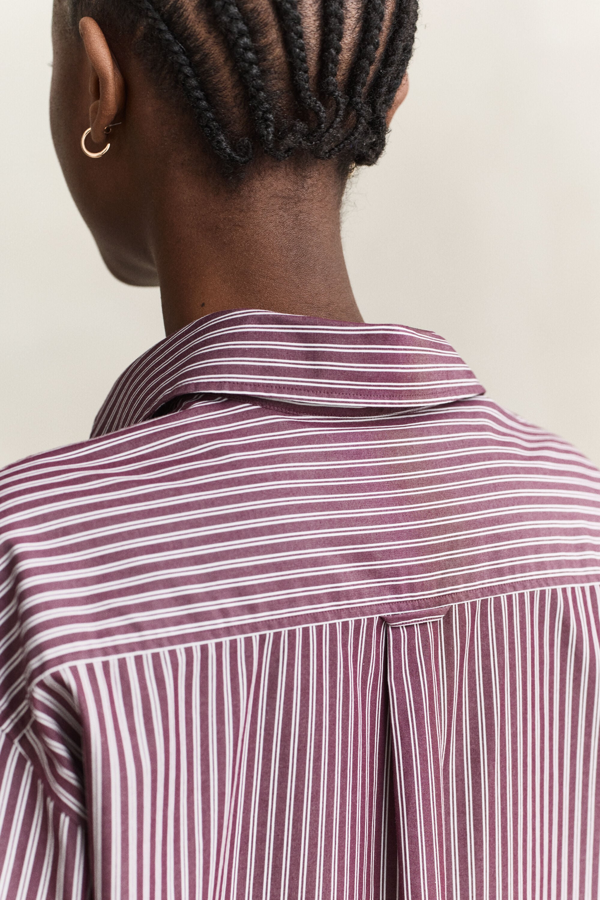 Relaxed Fit klassiek gestreept overhemd van poplin