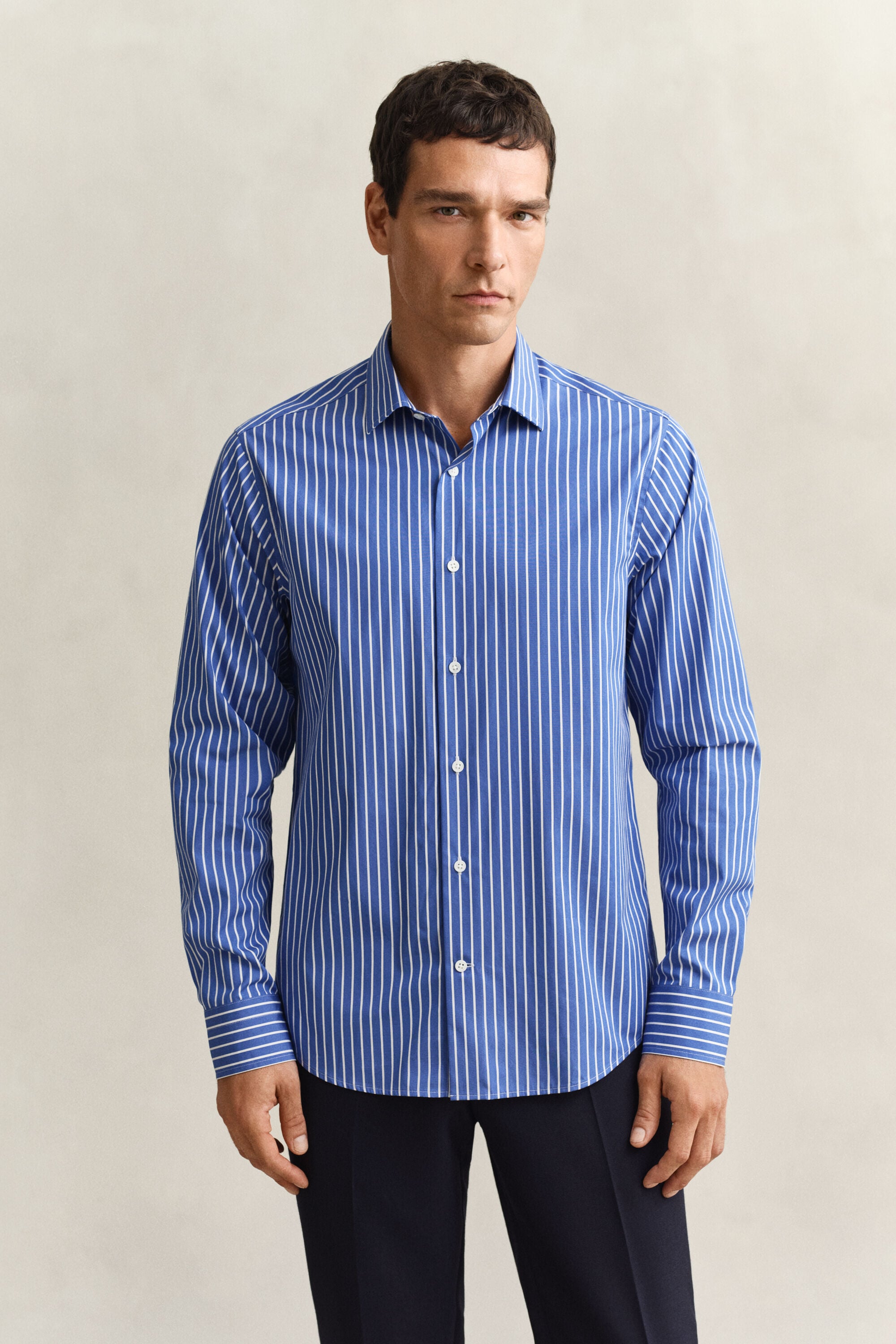 Poplin overoverhemdjurk