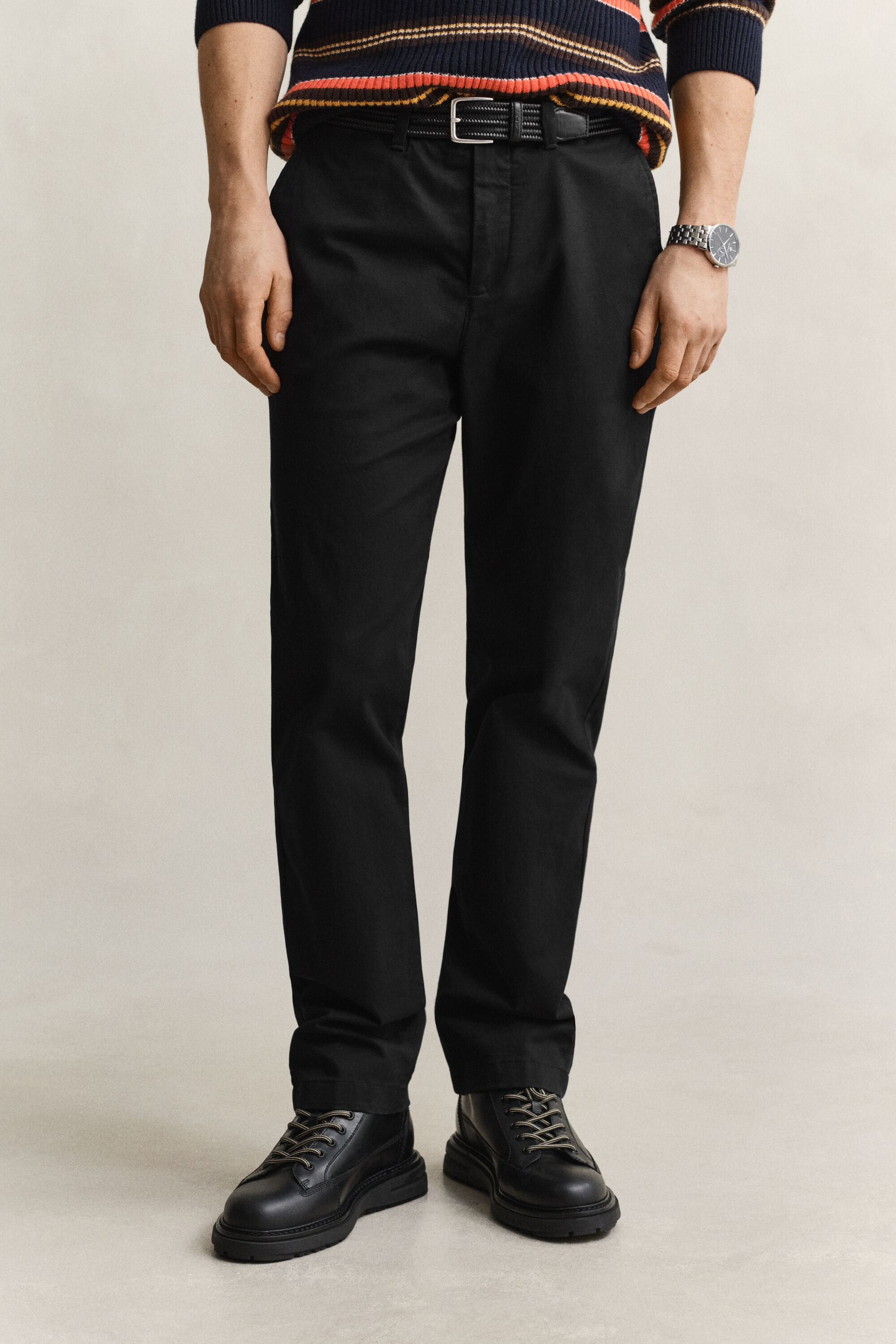 Klassieke chino met normale pasvorm