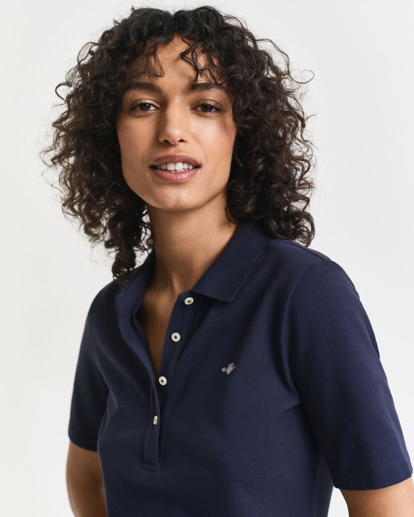 Shield piqué poloshirt