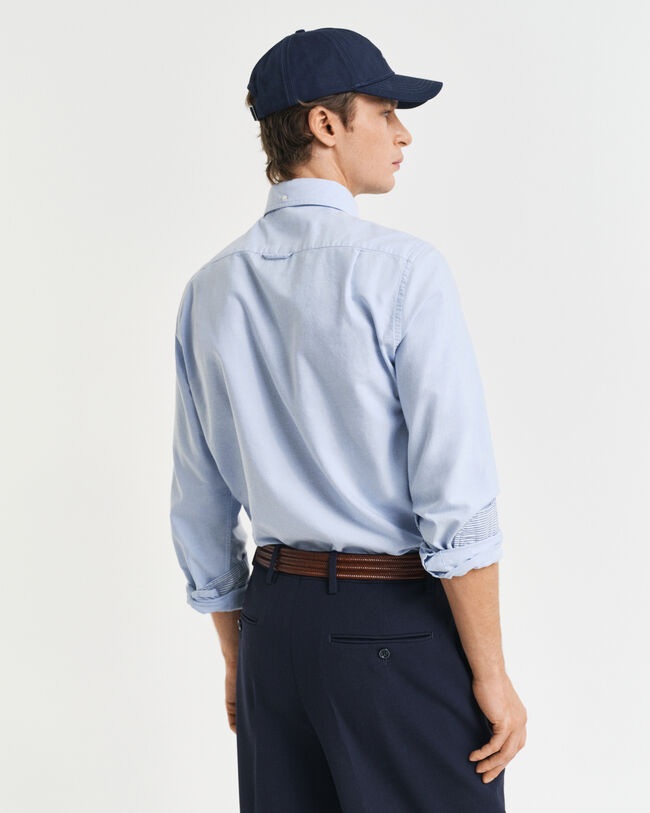 Slim Fit Oxford-overhemd met stretch