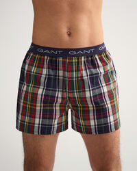 Set van twee boxershorts met logoband in cadeauverpakking