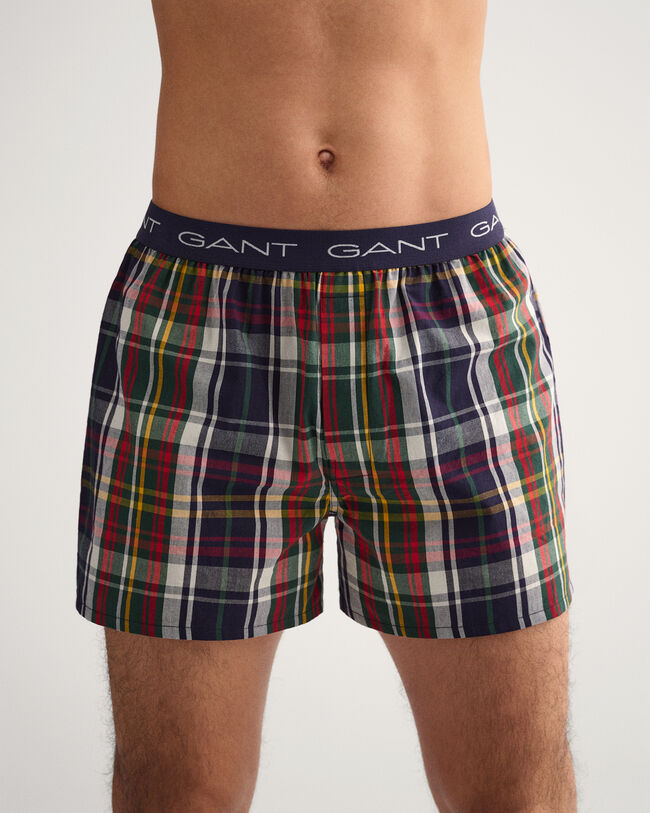 Set van twee boxershorts met logoband in cadeauverpakking