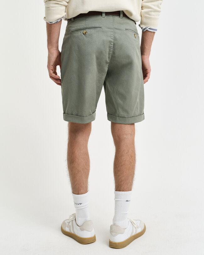 Regular Fit Sunfaded chinoshort