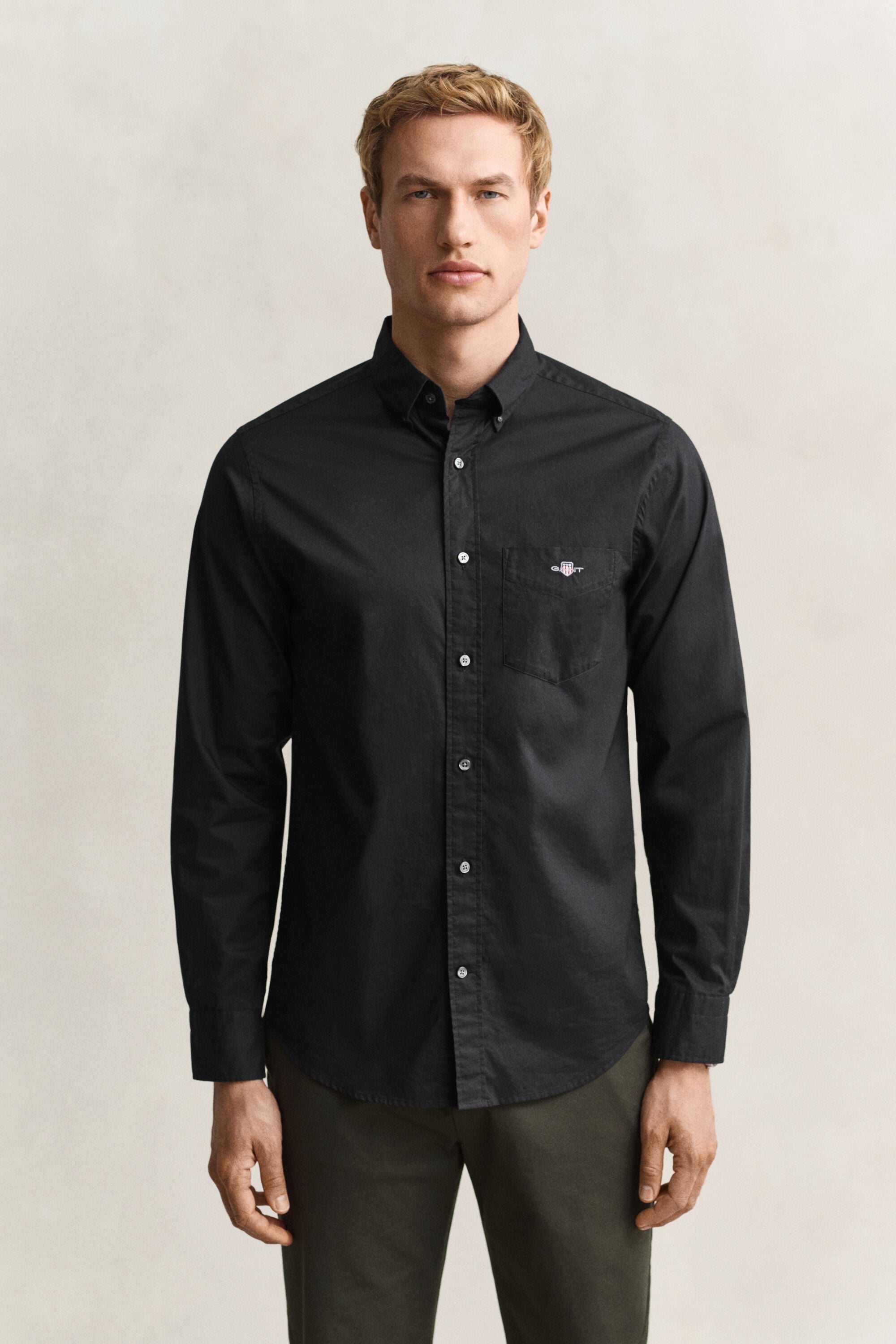 Classic Regular poplin overhemd
