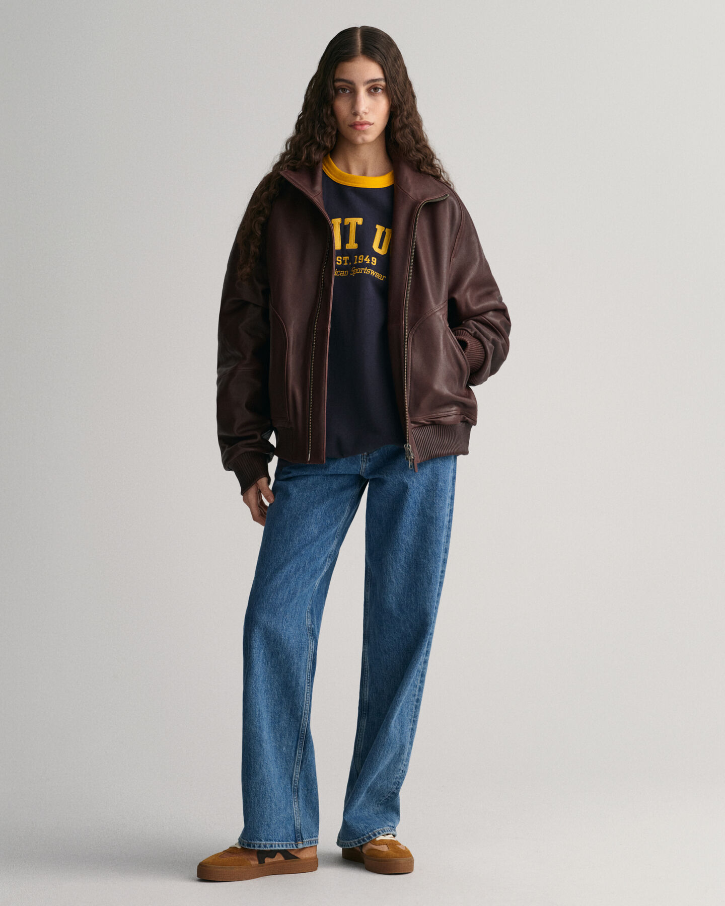 GANT USA sweatshirt met ronde hals