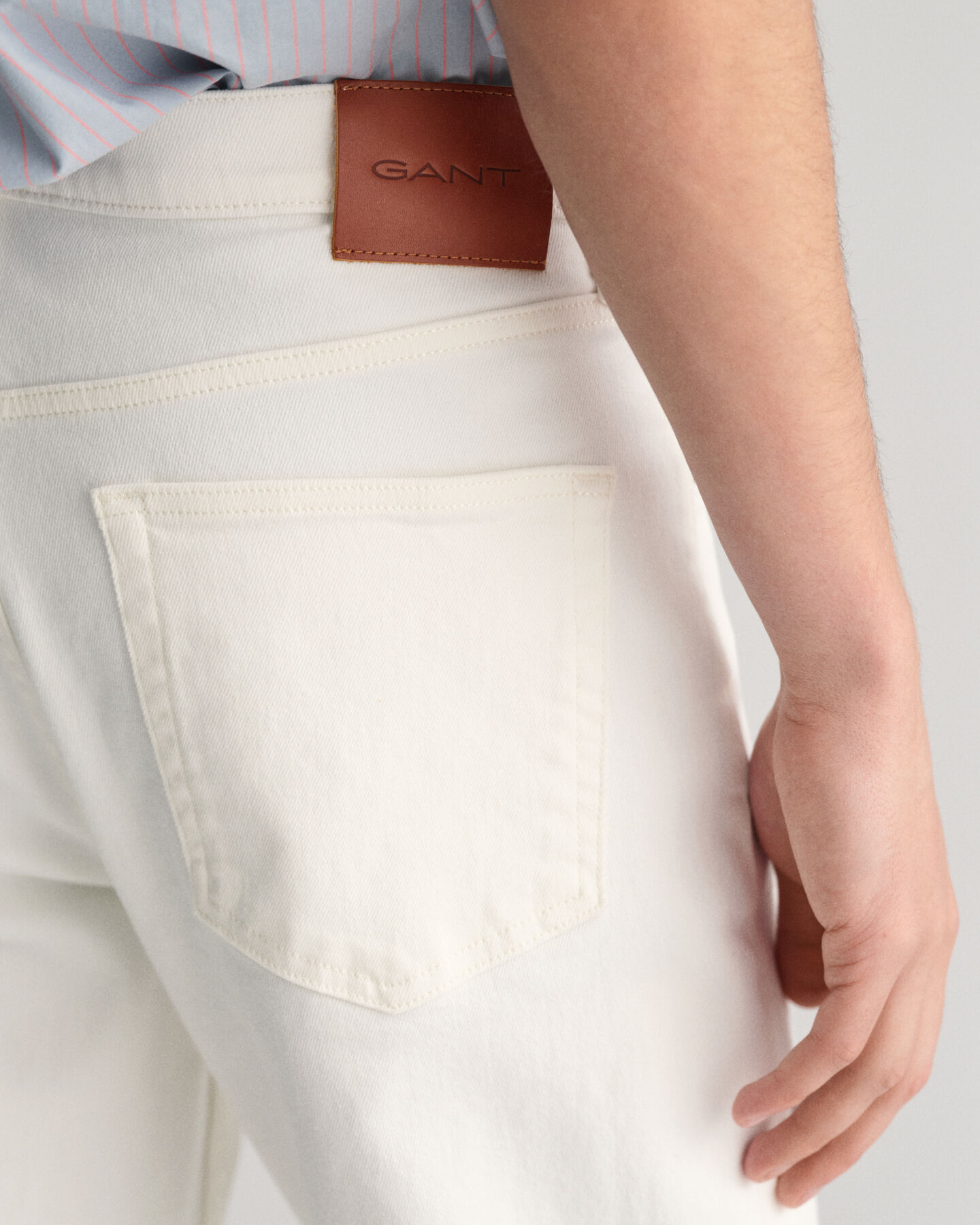 Slim Fit witte jeans