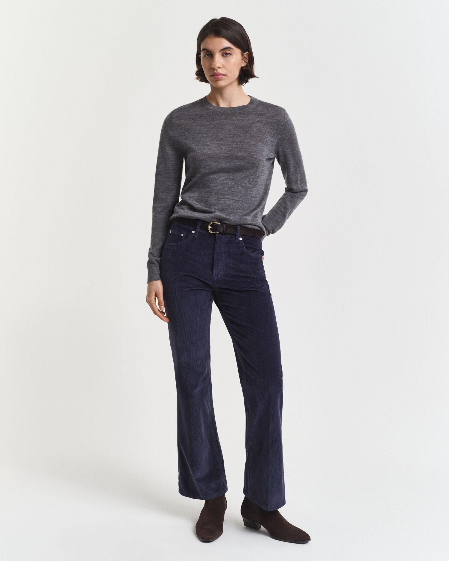 Flared corduroy jeans