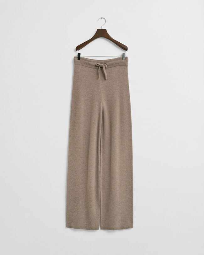 Broek van gebreide wol