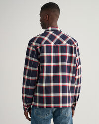 Flanellen overshirt met ruitje