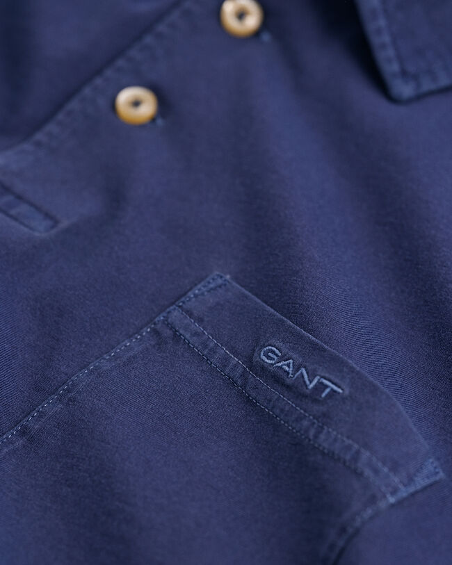 Sunfaded jersey poloshirt