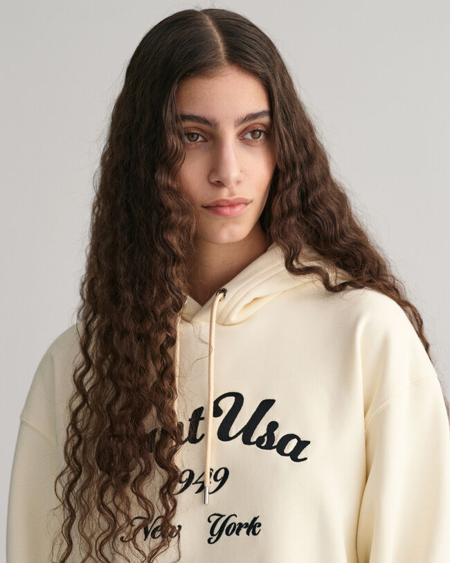 Script Graphic hoodie