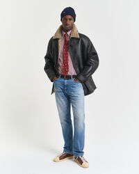 Regular Fit Classic overhemd met strepen van poplin