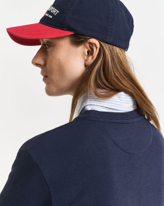 Shield sweatjurk met ronde hals