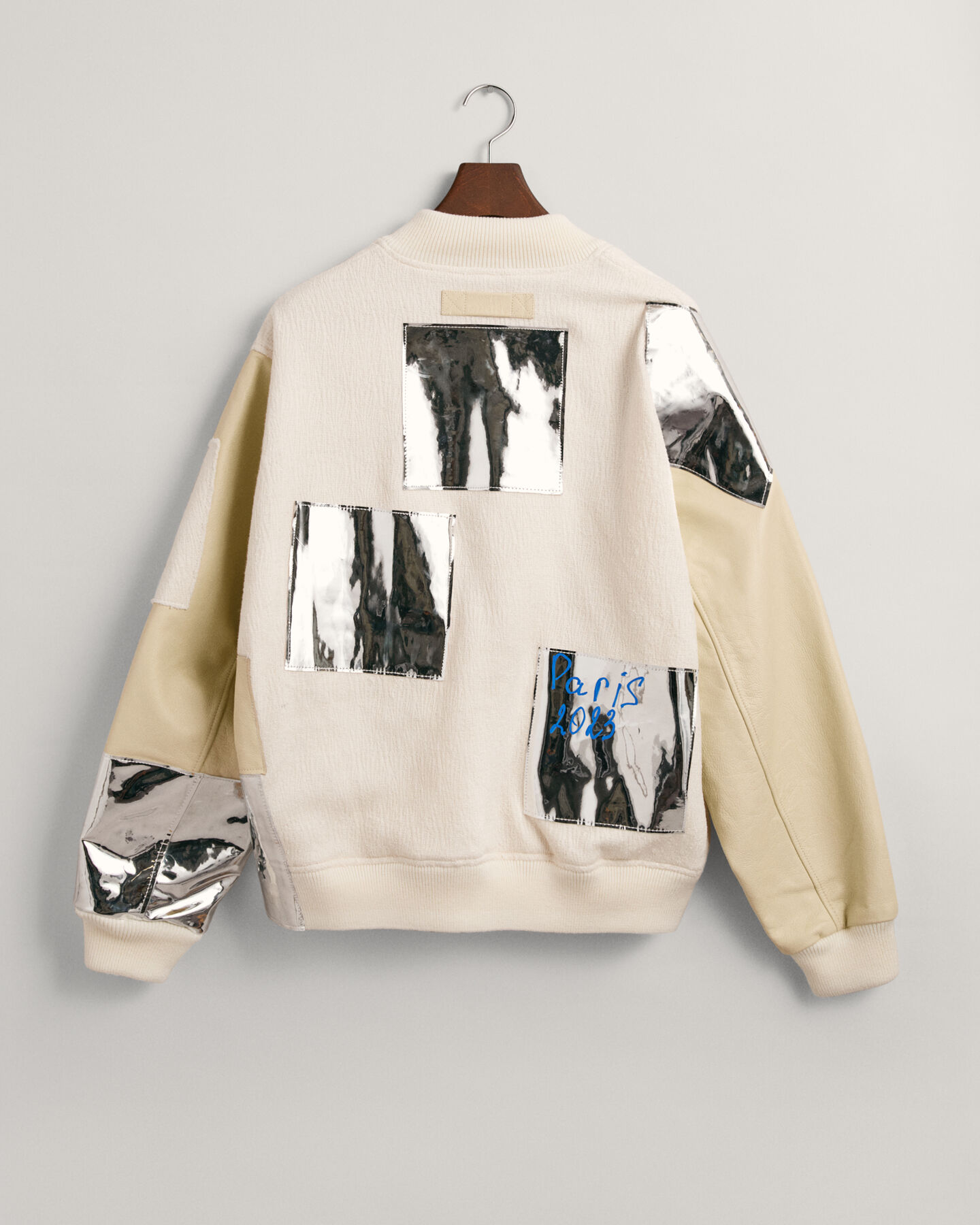 Blank Canvas Project x Harry Nuriev boucl&eacute; Varsity Jacket