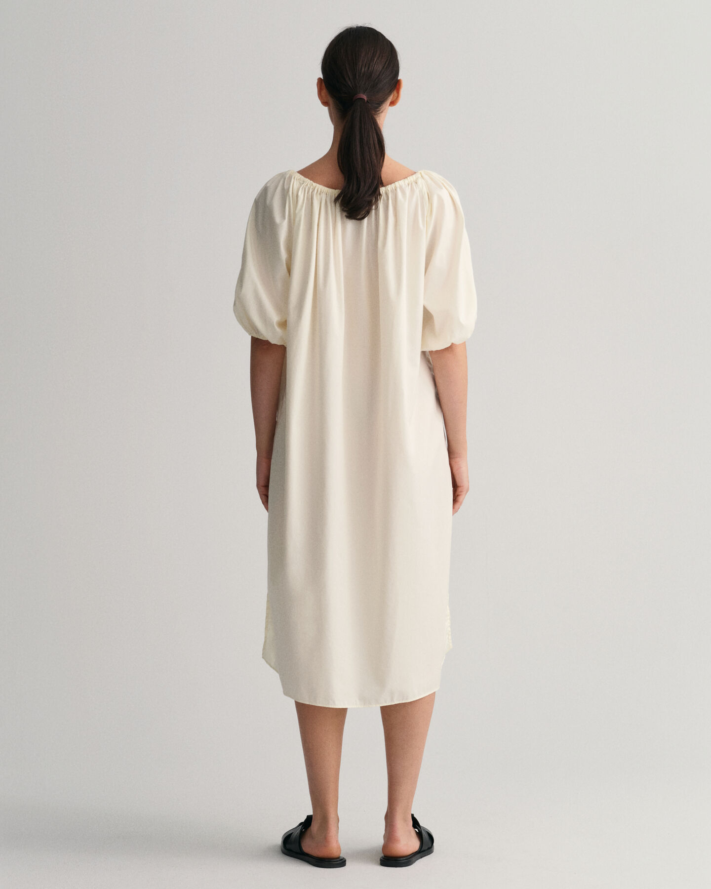 Jurk met geplooide details