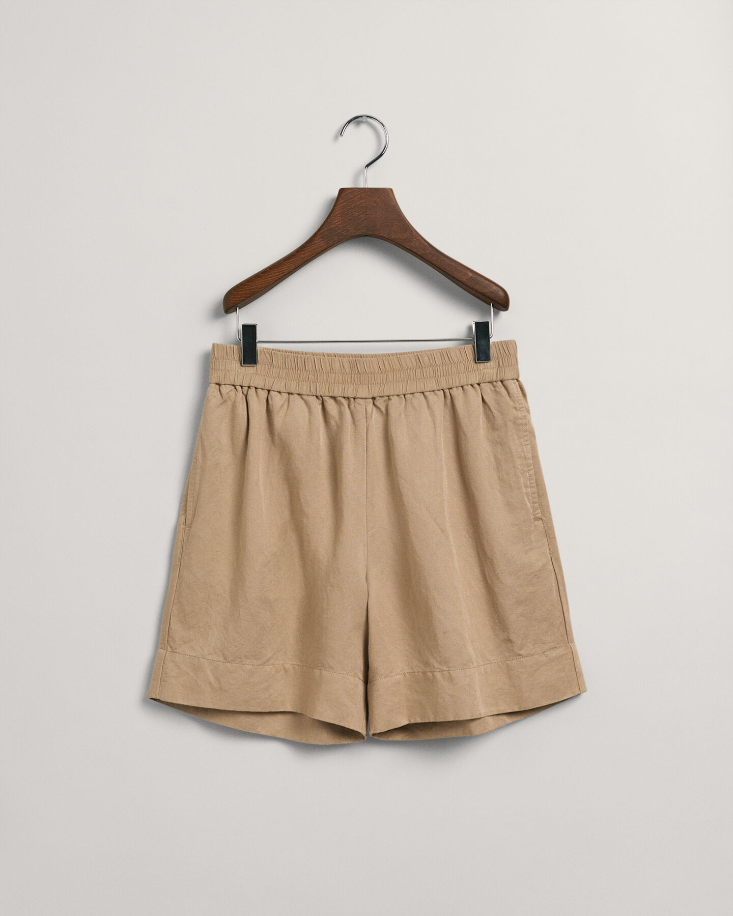 Pull-On short van linnen en viscose