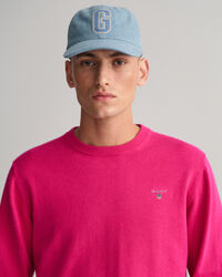 Classic katoenen trui met ronde hals