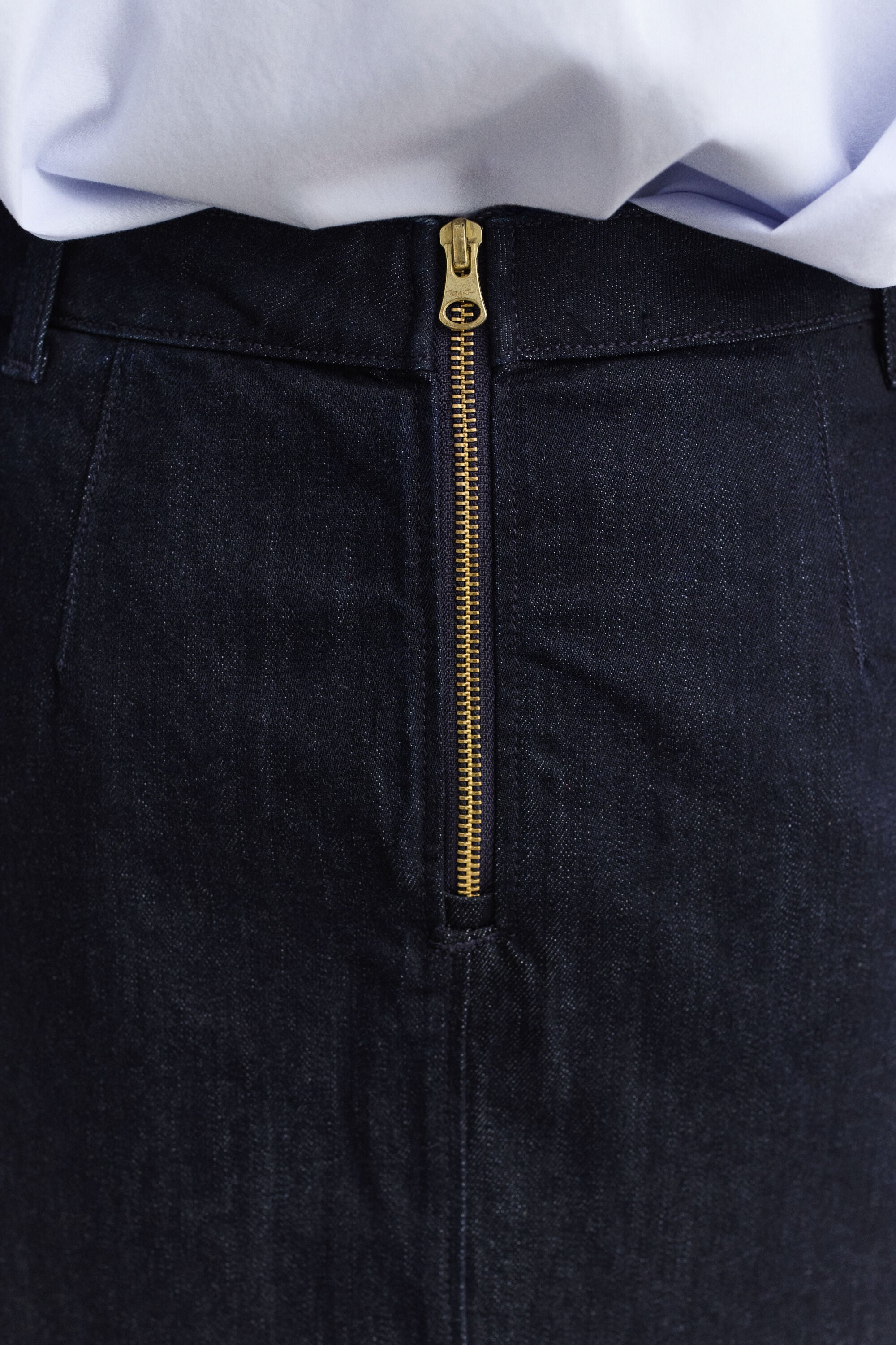 Denim kokerrok