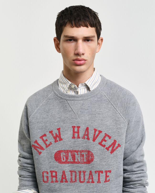 Graphic sweatshirt met ronde hals