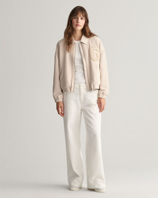 GANT Varsity Jacket met textuur