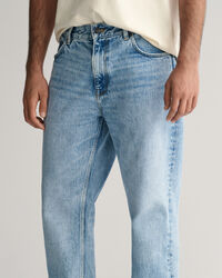 Loos Fit jeans met wijde pijpen