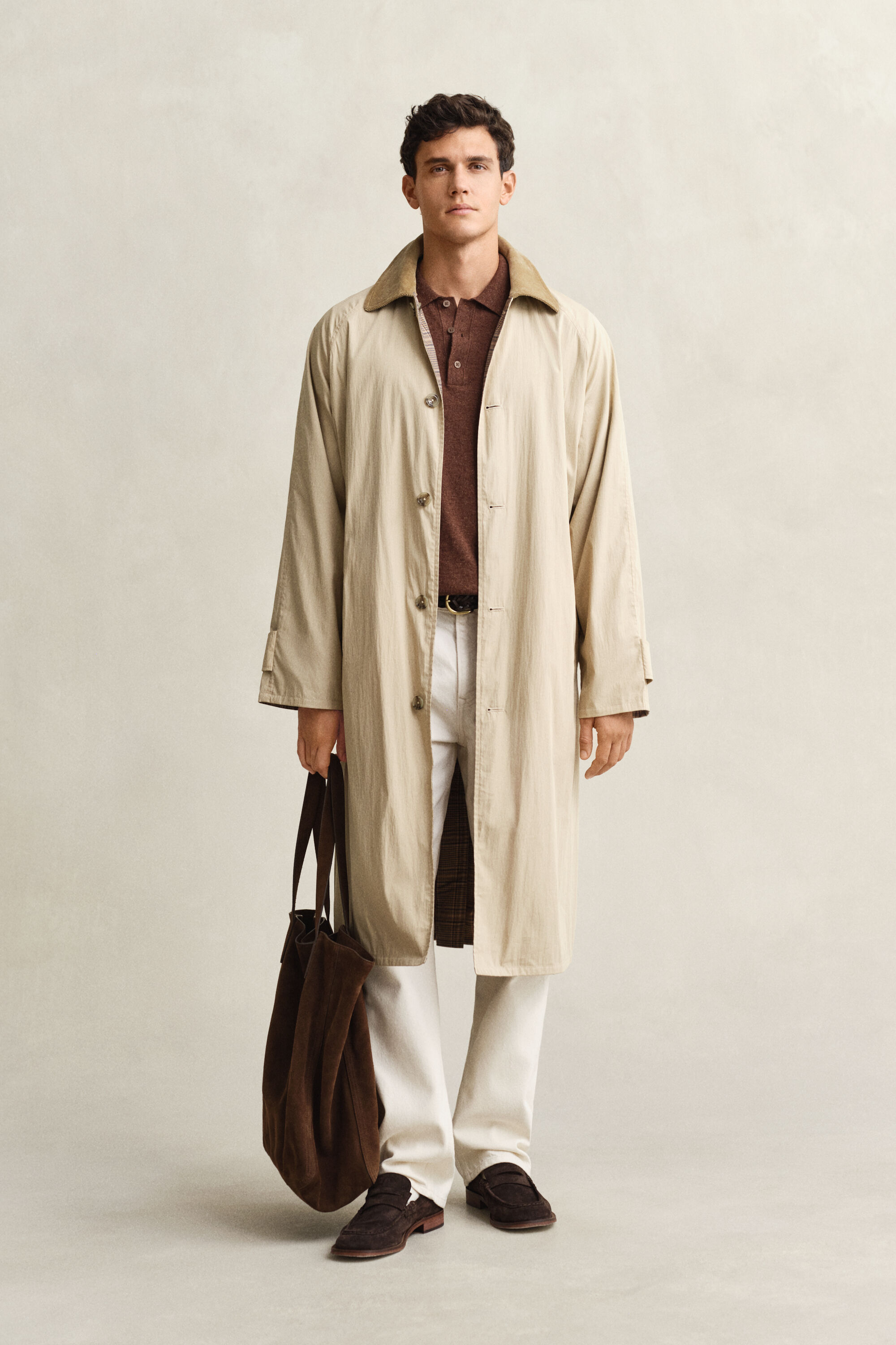 Polotrui van ruwe katoenmix