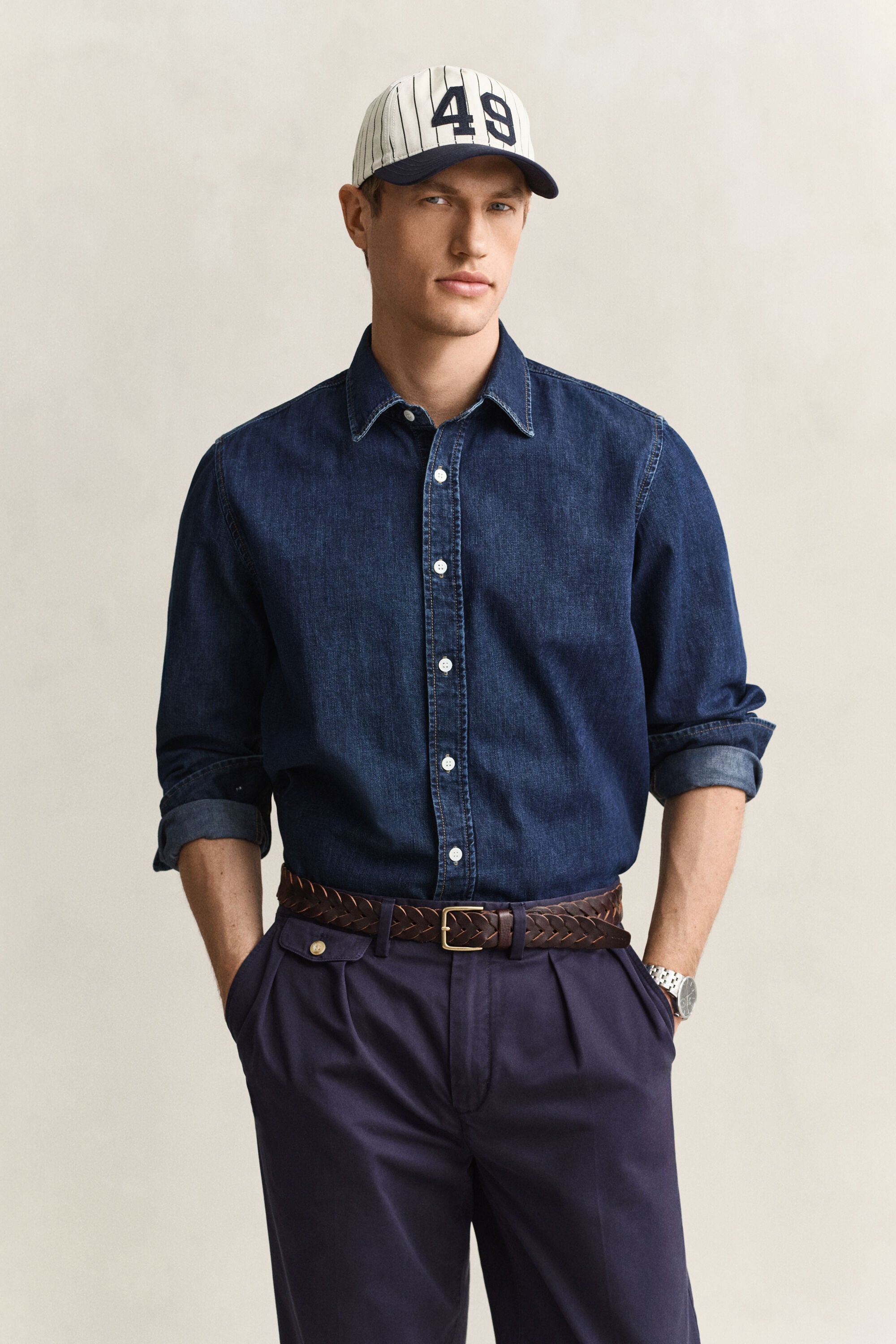 Denim overhemd
