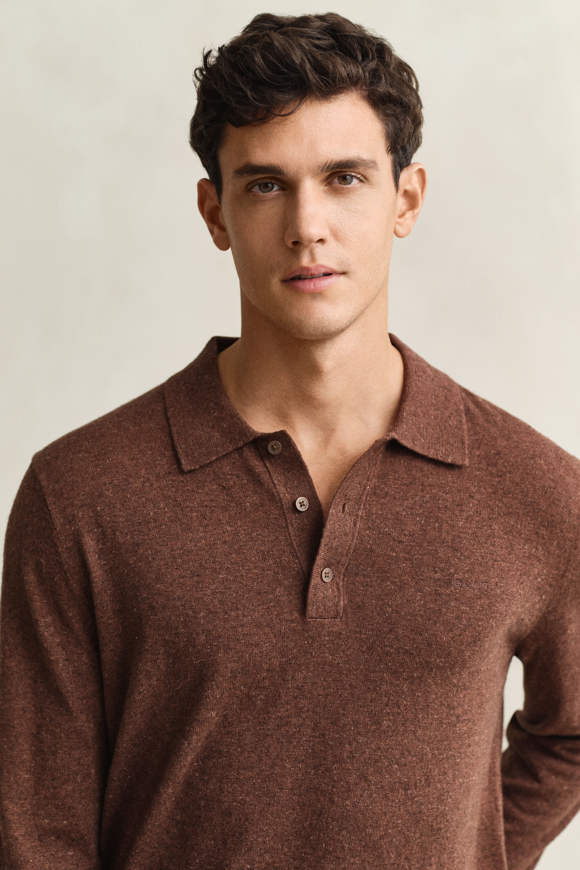 Polotrui van ruwe katoenmix