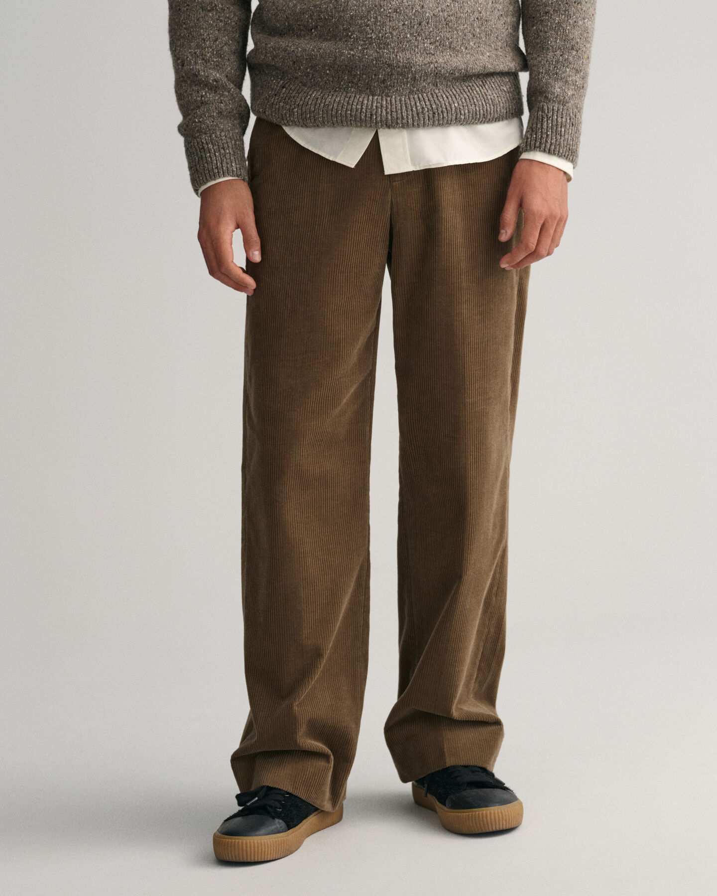 Corduroy kostuumbroek