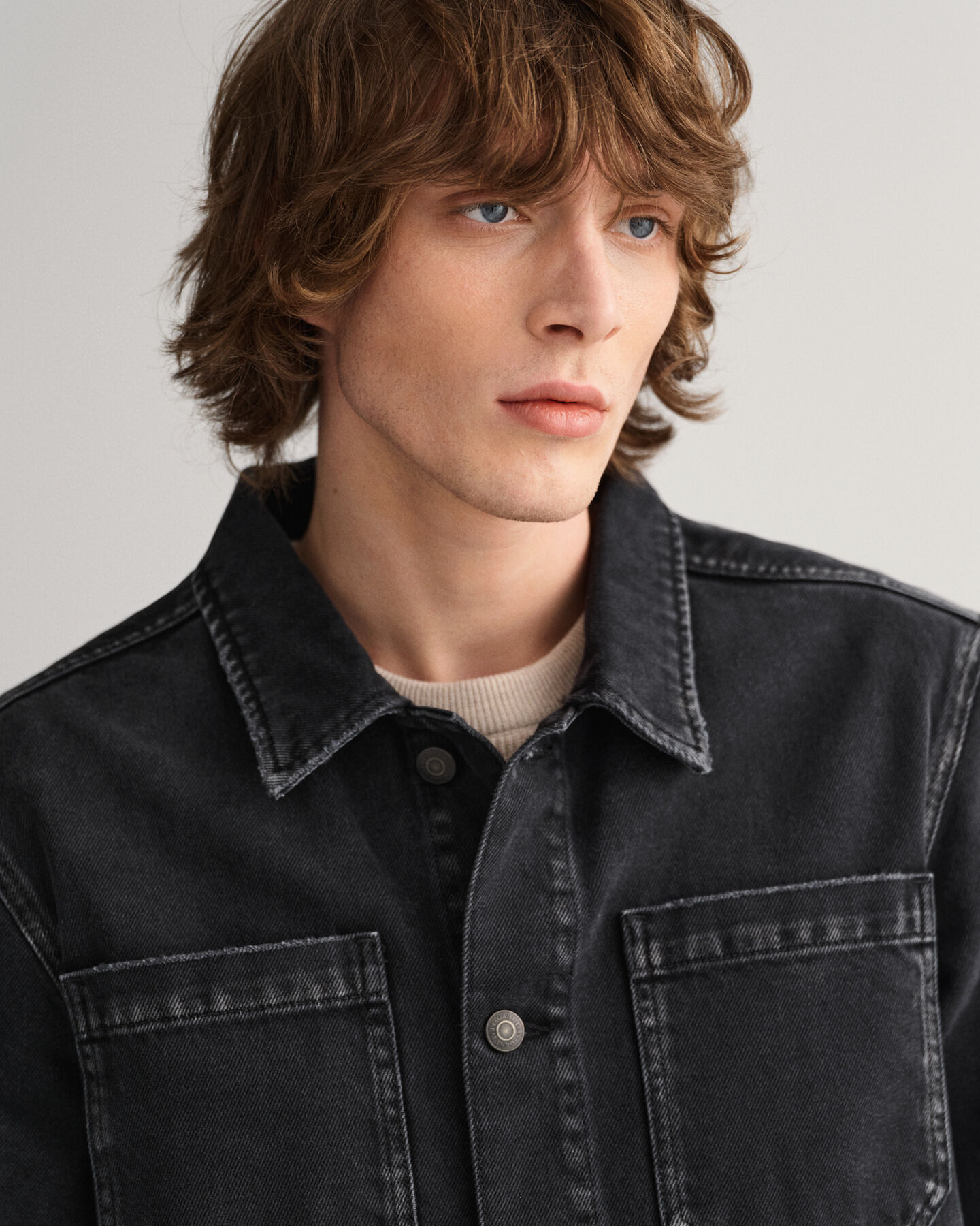 Denim overshirt
