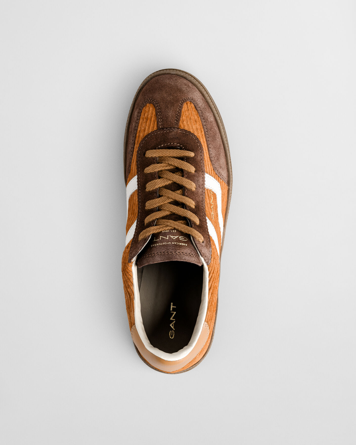 Cuzima sneakers van suède en corduroy