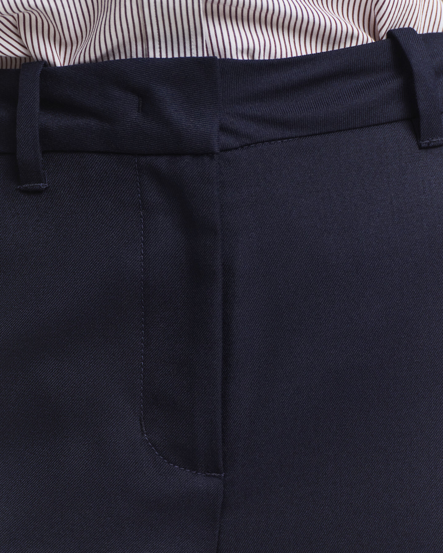 Getailleerde broek van wolmix