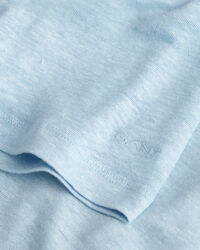 Linnen T-shirt met V-hals