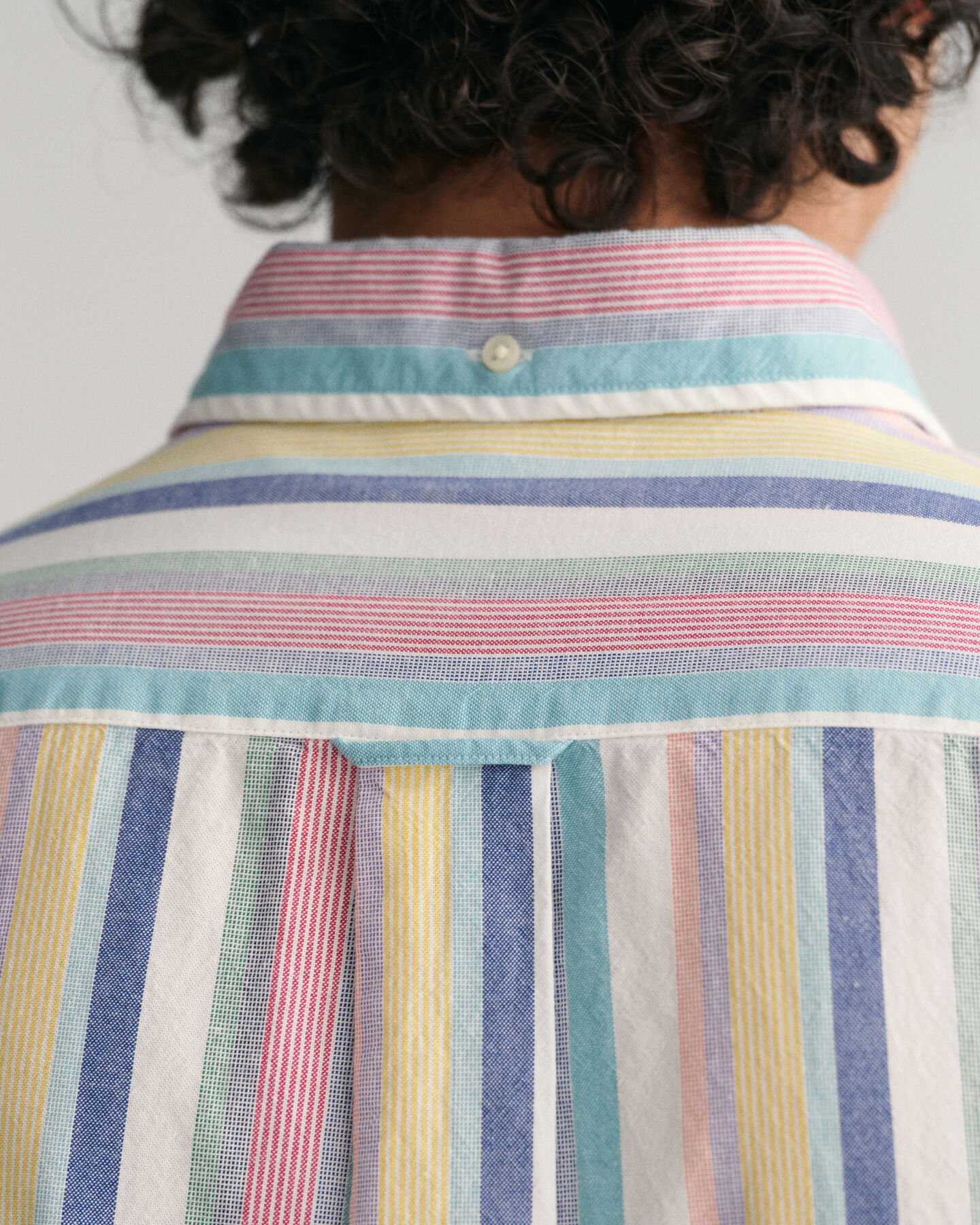 Regular Fit Oxford-overhemd met veelkleurige strepen