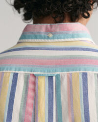 Regular Fit Oxford-overhemd met veelkleurige strepen