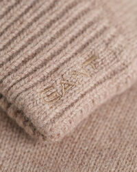 Gebreide wollen handschoenen