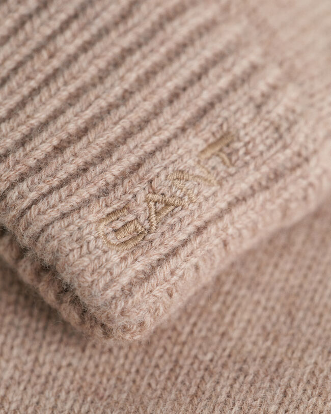 Gebreide wollen handschoenen