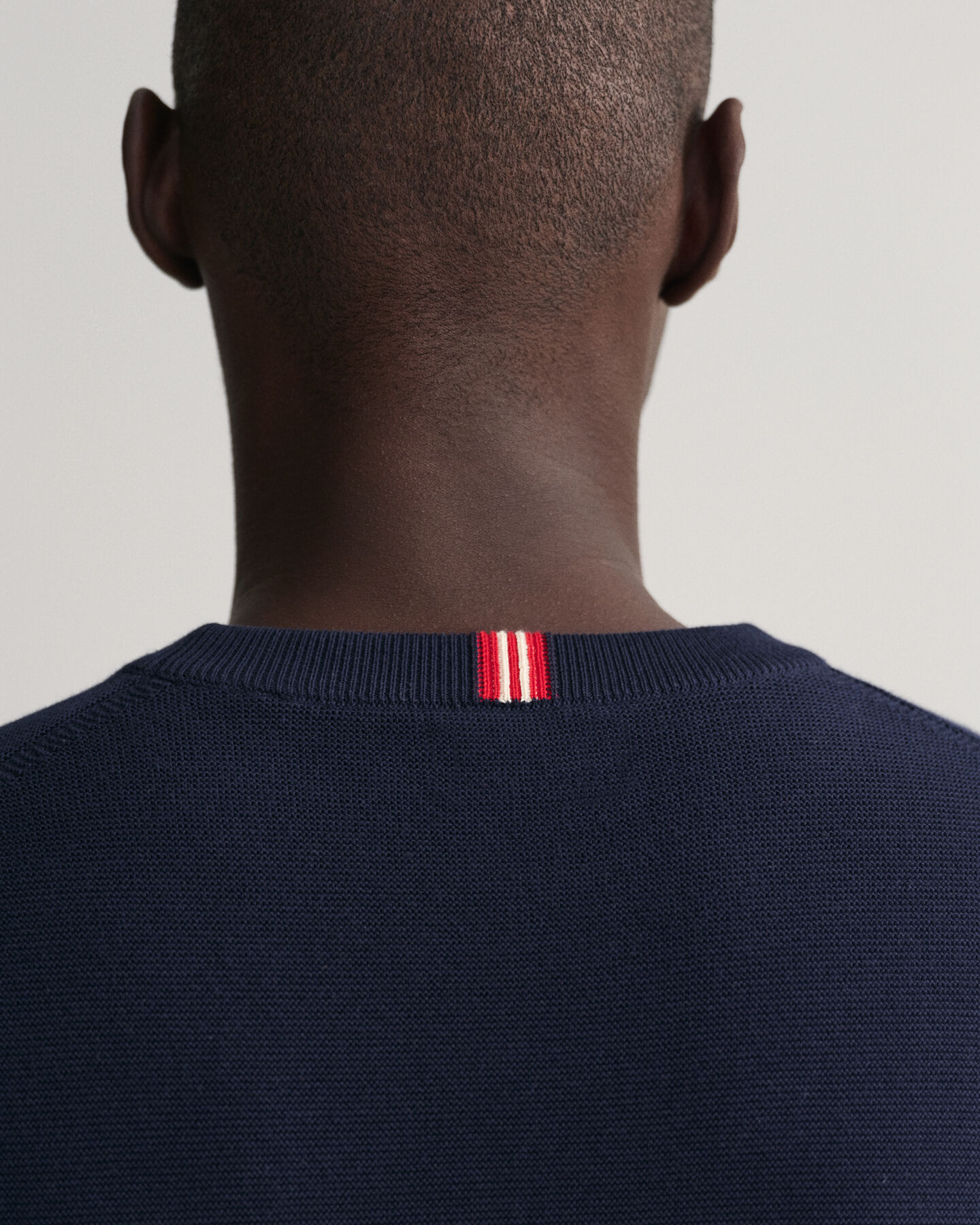 Trui met ronde hals met lichte structuur