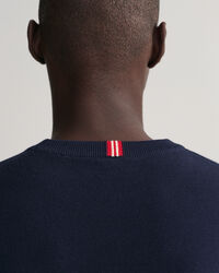 Trui met ronde hals met lichte structuur