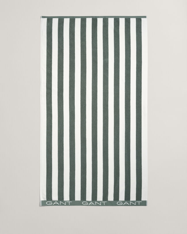 Strandlaken met blokstreep