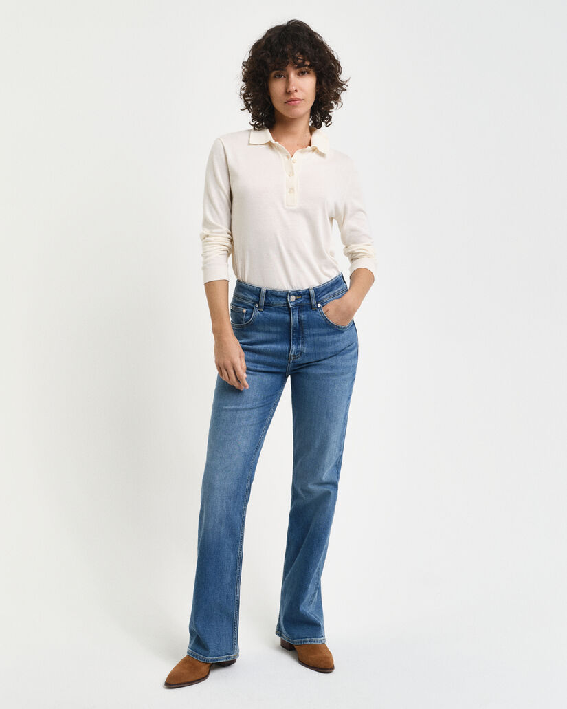 Slim Fit flared jeans