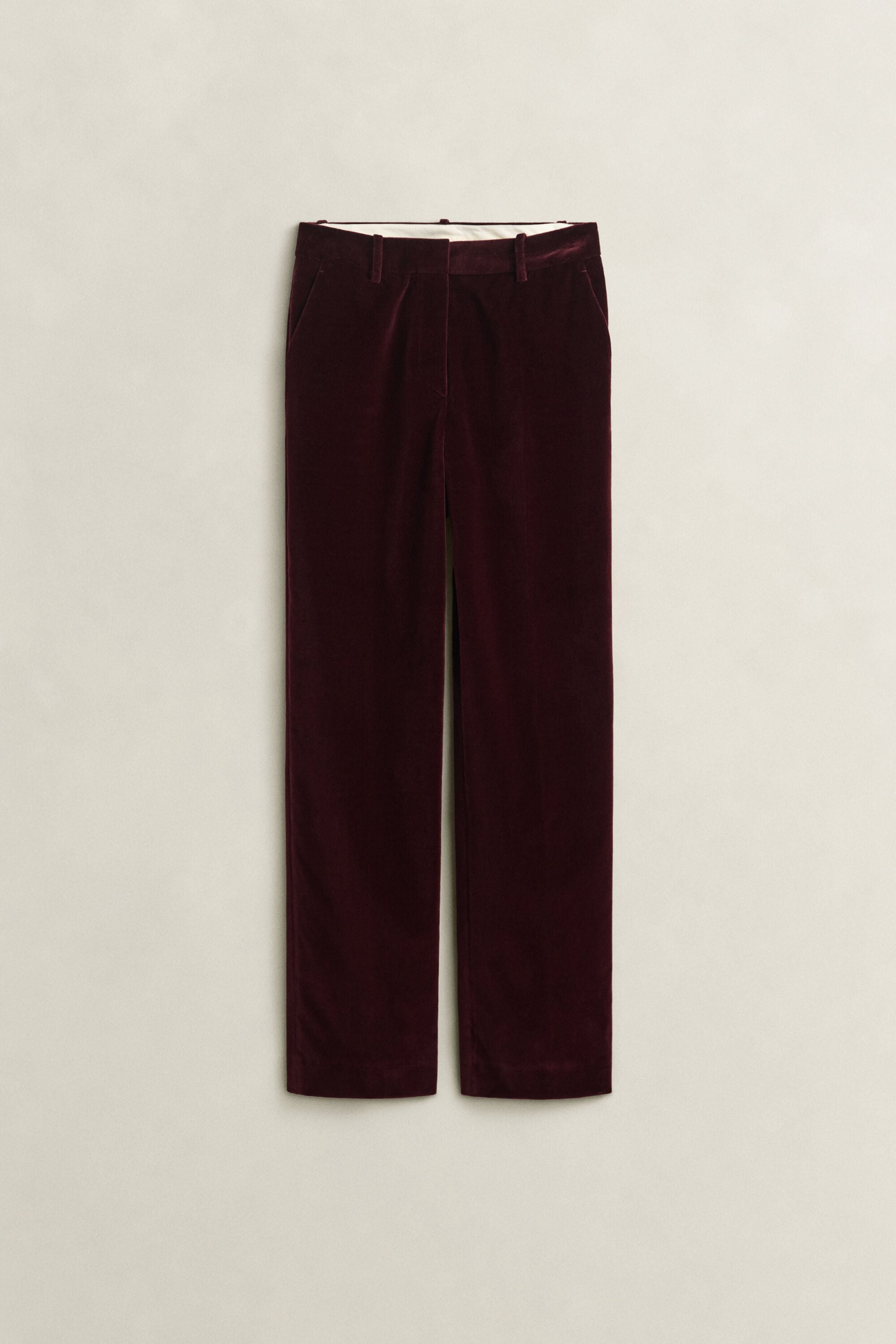 Geklede fluwelen broek