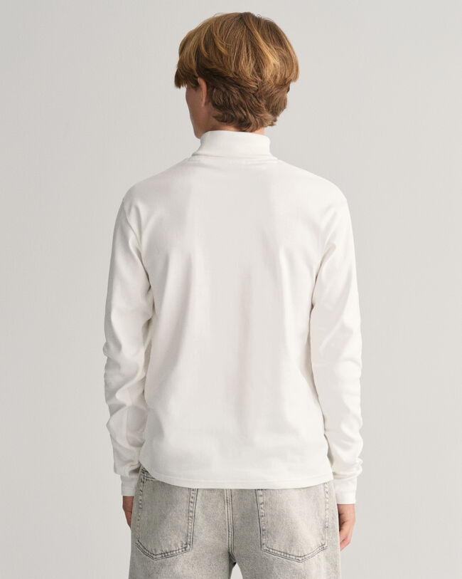 Teens Shield top met col en lange mouwen