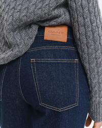 Stretchjeans met rechte pijpen