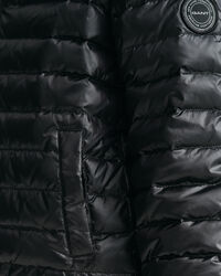 Kids glanzend lichtgewicht donsjack met wattering